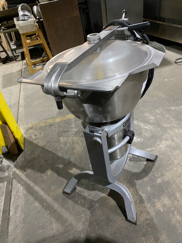 NICE! Hobart Commercial Vertical Cutter/Mixer/Mincer! All Stainless Steel! On Legs! Model: HCM450 SN: 311216113 200V 60HZ 3 Phase - Image 4 of 9