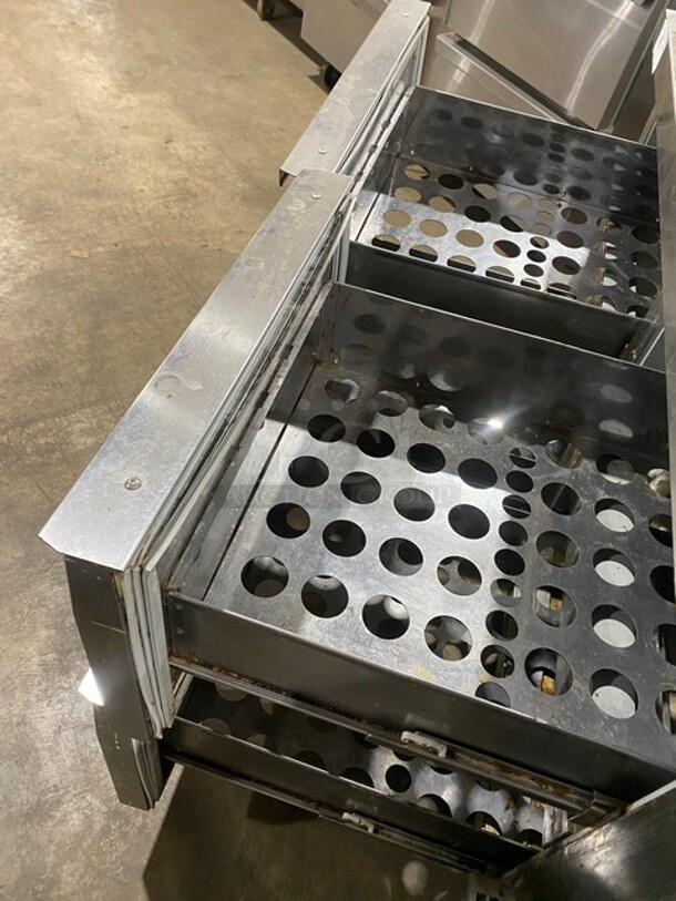 Continental Commercial Refrigerated 4 Drawer Lowboy/Worktop Cooler! With Single Door Refrigerated Storage Space! All Stainless Steel! On Casters! 115V 1 Phase! Model: CRA6B SN: 15733254! - Image 6 of 9