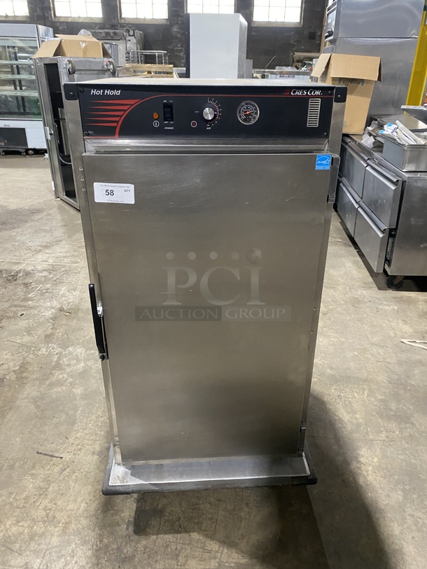  Cres Cor Commercial Hot-N-Hold Food Cabinet! All Stainless Steel! MODEL:H137SUA9C SN: FAI-J1179101-1514 120V! On Casters!  - Image 1 of 8