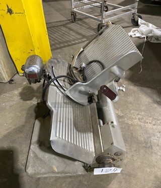 Globe Stainless Steel Commercial Countertop Meat Slicer!