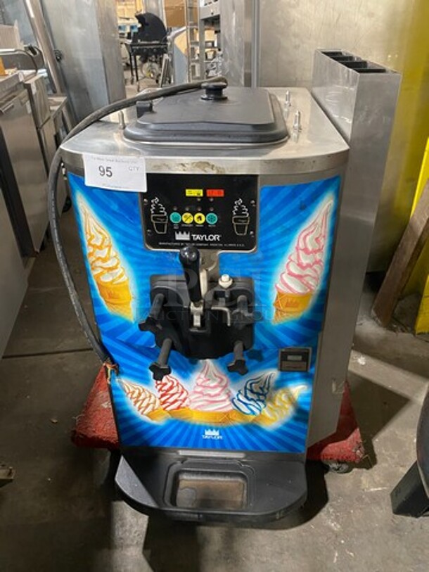 Taylor Crown Commercial Single Flavor Ice Cream Machine! All Stainless Steel! Model: C70733 SN: K8085397 208/230V 60HZ 3 Phase - Item #1096596