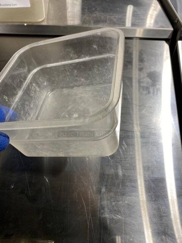 Cambro Clear Poly Food Containers! 9x Your Bid! - Image 4 of 7
