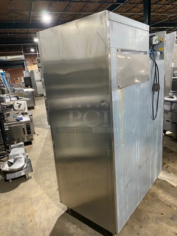 Commercial 2 Door Reach In Cooler! With Poly Coated Racks! All Stainless Steel! On Legs! Model: SFC1200BT SN: ZT33571200003 220V 60HZ 1 Phase - Image 2 of 10