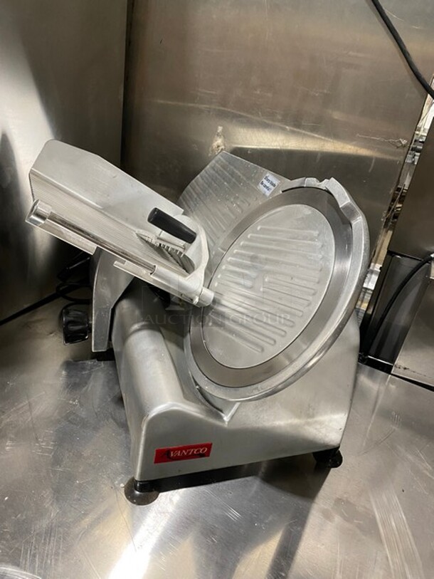 Avantco Commercial Countertop 12 Inch Semi-Automatic Deli Slicer! All Stainless Steel! Model 300ES12! 110/120V! - Image 3 of 9