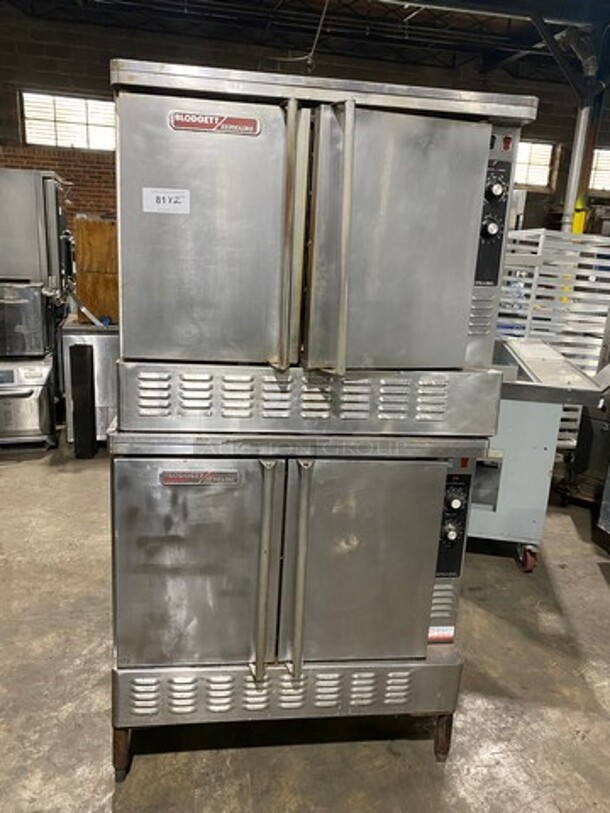 Blodgett Zephaire Edition Commercial Double Deck Convection Oven! With Solid Doors! Metal Oven Racks! Stainless Steel! On Legs! 2x Your Bid Makes One Unit! - Image 1 of 12