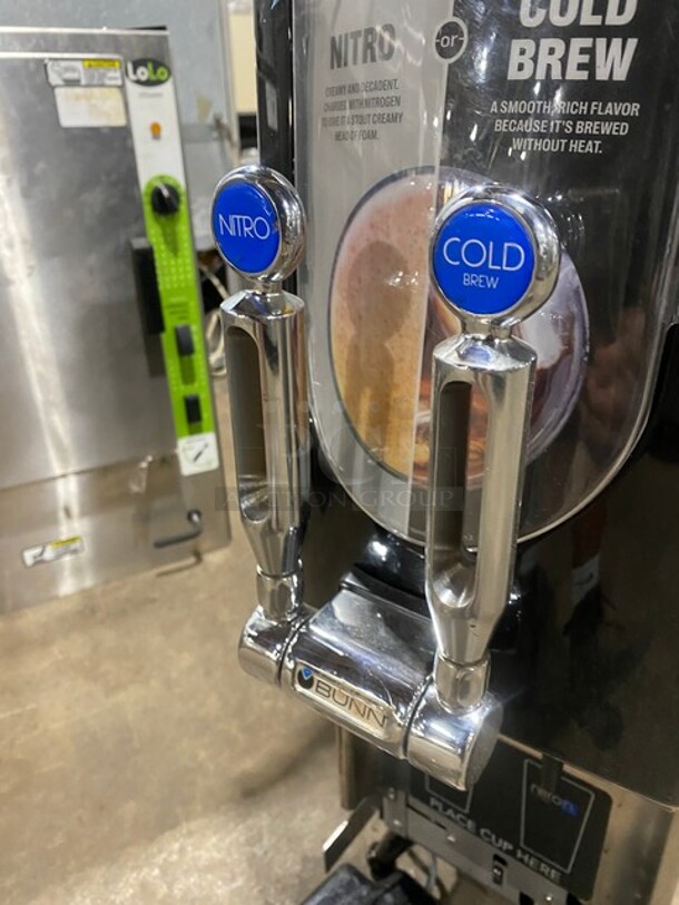 Bunn Commercial Nitron Cold Draft Countertop Coffee Dispenser! With Dual Nitro & Cold Brew Chrome Dispensers! On Legs! 120V 1 Phase! Model: NITRON, CT-BASE 120V SN: CLDD007322! - Image 9 of 11