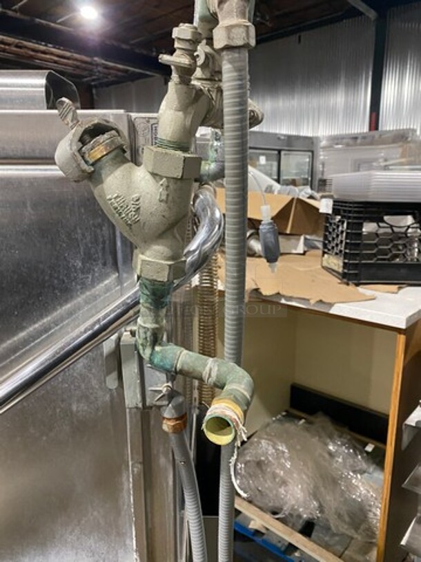 WOW! Hobart Commercial Pass-Through Dishwasher! All Stainless Steel! On Legs! Model: AM12 SN: 12045138 200/240V 60HZ 1 Phase - Image 9 of 10