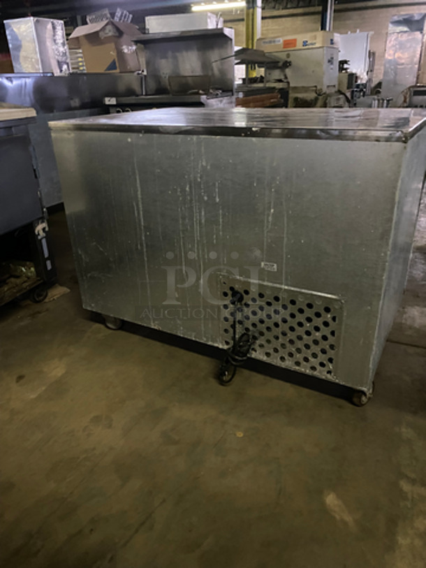 Leader Commercial Refrigerated 2 Door Lowboy! With Poly Coated Rack! All Stainless Steel! On Casters! Model: LB48SC SN: PW01S0214 115V 60HZ 1 Phase - Image 4 of 8