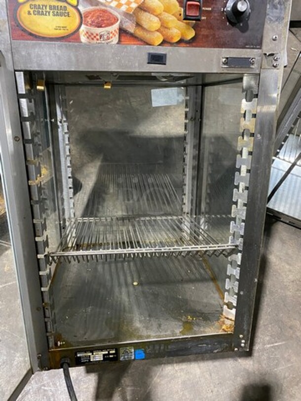 Wisco Commercial Countertop Food Warming Display Case! With Metal Racks! Glass All Around Showcase Style! Model: 925W073 SN: 2059 120V - Image 5 of 7