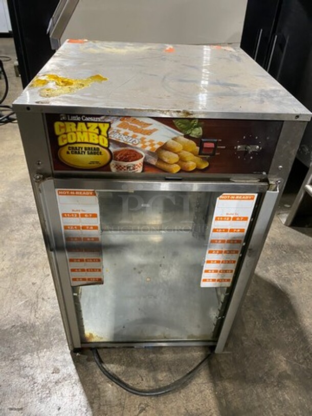 Wisco Commercial Countertop Food Warming Display Case! Glass All Around Showcase Style! Model: 00925W073 SN: 1501 120V - Image 3 of 8