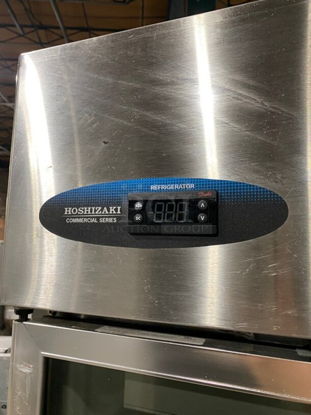 Hoshizaki Commercial 2 Door Reach In Cooler Merchandiser! With View Through Doors! All Stainless Steel! With Built In Bun Rack! Model: CR2B-FGY - Image 9 of 9