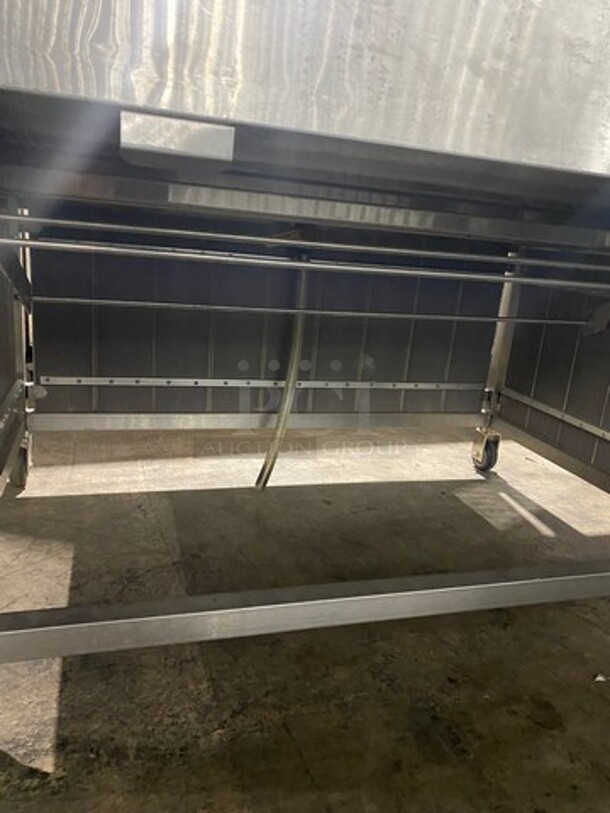 Commercial Cold Pan/Fresh Fish Display Case! All Stainless Steel Top! On Casters! - Image 6 of 9