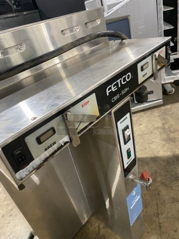 Fetco Commercial Countertop Dual Side Coffee Brewer! All Stainless Steel! Model: CBS52H15 SN: 11353502A 120/208/240V 3 Phase - Image 5 of 9