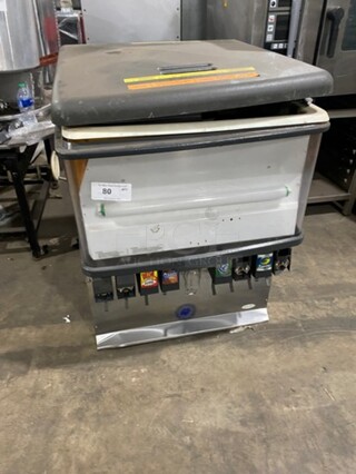 Cornelius Commercial 8 Spout And Ice Dispenser Beverage System! Model: ED250BCZ SN: 62B0817ED141 115V 60HZ 1 Phase