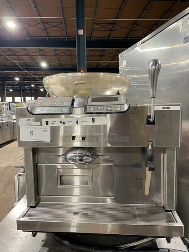 Mastrena Starbucks Style Commercial Stainless Steel Countertop Automatic Espresso Machine! With Grinder! 208V! Model: CS2 SN: 40-147728! - Image 1 of 10