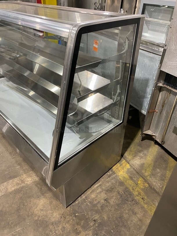 2017 Cooltech All Stainless Steel Commercial Floor Style Dry Display Case Merchandiser!  Model CMPH60HBD 120V! 1 Phase 60HZ!  - Image 4 of 8