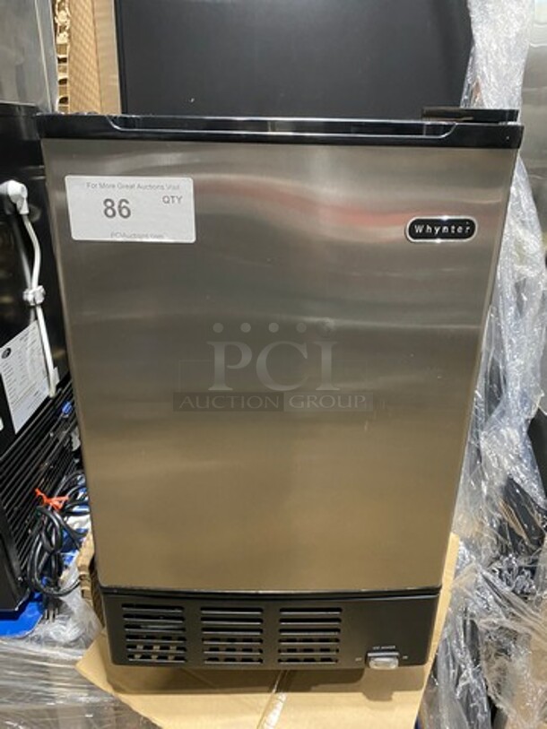 NEW! OUT OF THE BOX! SCRATCH-N-DENT! Whynter Undercounter Built In Ice Maker! 12LB Ice Capacity! All Stainless Steel! Model: UIM155 115V - Image 1 of 9