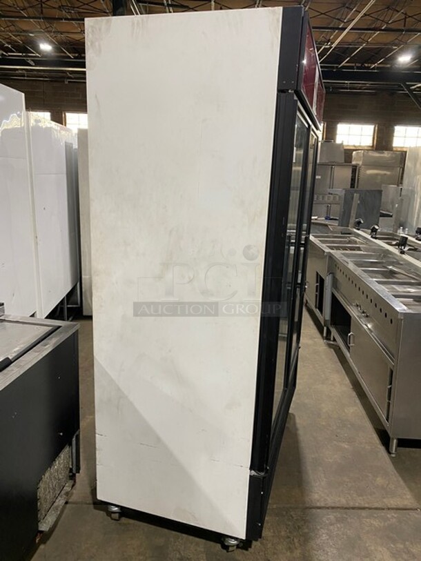 True Commercial 2 Door Reach in Cooler Merchandiser! MODEL: GDM-49 Serial 14681491!
115V 1 Phase 60HZ! On Casters! - Image 2 of 9