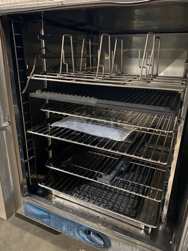 Rational Commercial Electric Powered Combi Convection Oven! WHITE EFFICENCY EDITION! With View Through Door! Metal Oven Racks! All Stainless Steel! On Casters! Model: SCCWE102 SN: E12SH15032449353 480V 60HZ 3 Phase - Image 6 of 8