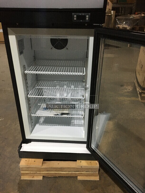 BRAND NEW! IN THE BOX! Beverage Air Single Door Countertop Reach In Freezer! With LED Lights! With View Through Door! With Poly Coated Racks! Model: CTF-3 115V 1 Phase - Image 5 of 6