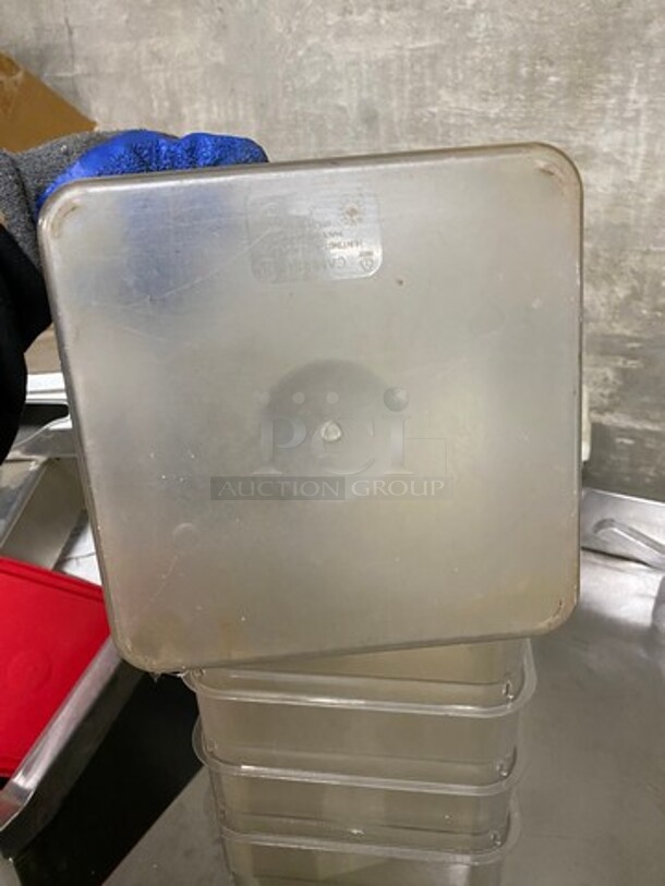 Cambro 6Qt Clear Poly Food Containers! 5x Your Bid! - Image 5 of 6