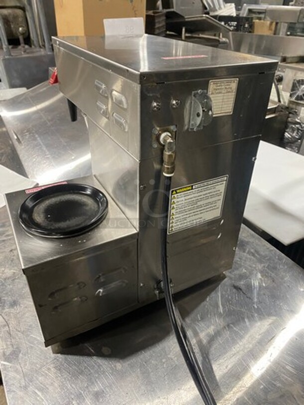 Curtis Stainless Steel Commercial Countertop 3 Burner Coffee Machine! With Hot Water Dispenser and Metal Brew Basket! Model ALP3GTR12A000 Sn:10791395 120V 1Ph  - Image 3 of 8