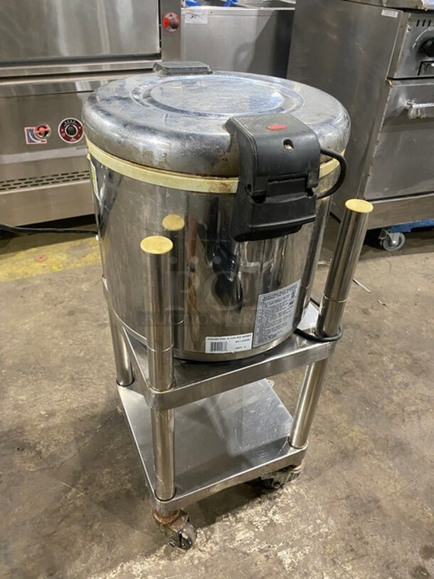 Counter Top! Electric Rice Cooker! Stainless steel! On Wheels! - Image 4 of 8