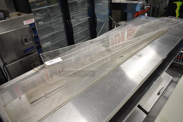 4 Various Clear Poly Panes. 4 Times Your Bid!  - Image 1 of 4