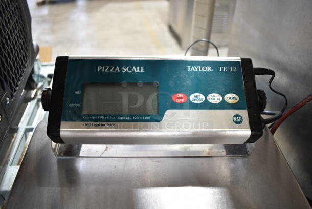 Taylor TE12 Stainless Steel Pizza Scale.  - Image 2 of 4