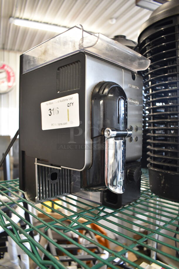 DeLonghi EN520SL Metal Countertop Single Cup Nespresso Coffee Machine. 120 Volts, 1 Phase.  - Image 2 of 4