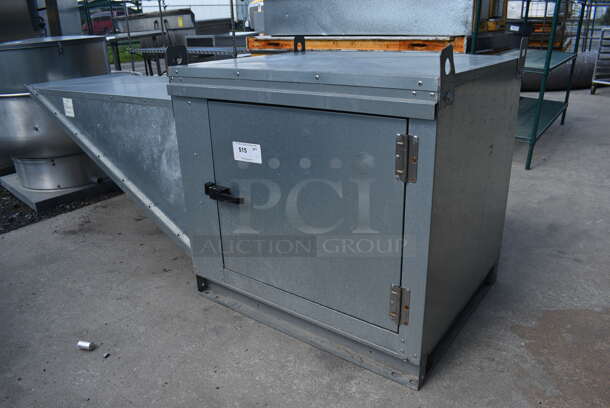 CaptiveAire Model K-A1-G10 Metal Commercial Power Ventilator Fan. 208 Volts, 1 Phase. 32.5x27.5x32, 22x24x45 - Image 7 of 9
