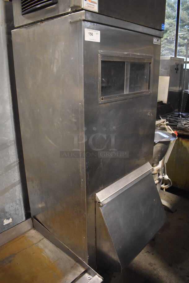 Scotsman C0830SA-32B Stainless Steel Commercial Ice Machine Head on Commercial Bin. 208/230 Volts, 1 Phase. 30x36x99 - Image 5 of 6