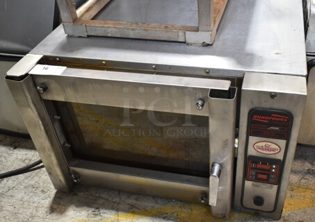 Eurofours 3U-04U10K20 Stainless Steel Commercial Electric Powered Convection Oven w/ Stand. 208-240 Volts. 