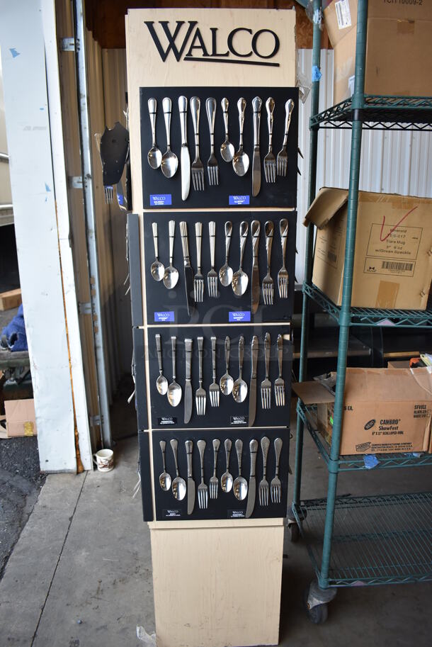 Silverware Rotating Display Rack. 17x17x72 - Image 4 of 6