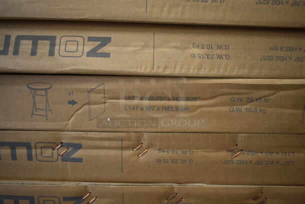 PALLET LOT of 25 BRAND NEW IN BOX! Zown Maxchief Cocktail80 PT017X004 Shark Grey Table. Stock Picture Used as Gallery. 25 Times Your Bid! - Image 4 of 7