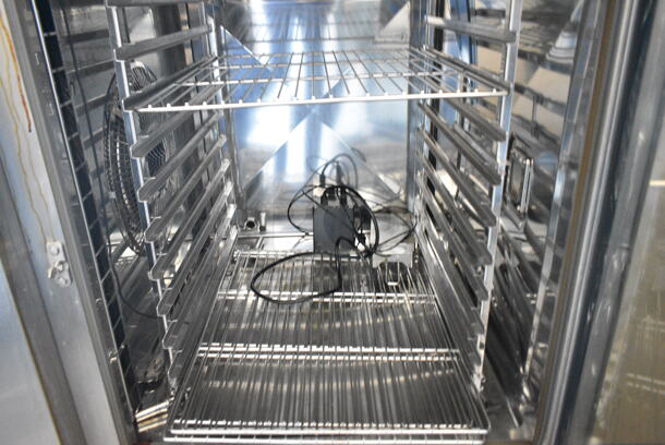 2 Rational 5 Senses Stainless Steel Commercial Combitherm Self Cooking Center Convection Ovens on Commercial Casters. Top Model: SCC WE 62. Bottom Model: SCC WE 102. 480 Volts, 3 Phase. 2 Times Your Bid! - Image 5 of 7