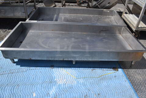 Stainless Steel Ice Bin on Legs.