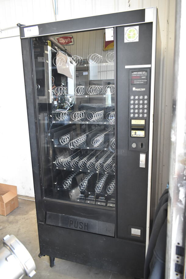 Automatic Products SNACKSHOP LCM2 Metal Commercial Vending Machine w/ Bill Acceptor. 120 Volts, 1 Phase. Tested and Working! - Image 7 of 7