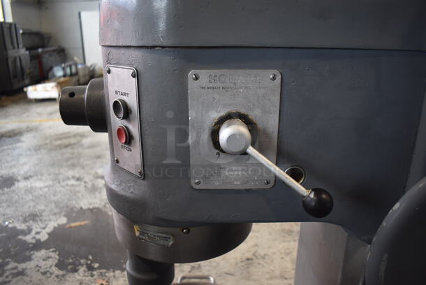 Hobart H600 Metal Commercial Floor Style 60 Quart Planetary Mixer w/ Stainless Steel Mixing Bowl and Dough Hook Attachment. 208 Volts, 3 Phase. 26x42x56 - Image 9 of 9