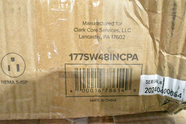 2 BRAND NEW SCRATCH AND DENT! Items; Avantco 177SW48INHA 48" Strip Warmer with Adjustable Infinite Control and Avantco 177SW48INCPA 48" Strip Warmer with Adjustable Infinite Control and Cord. 120 Volts, 1 Phase. 2 Times Your Bid!  - Image 5 of 5