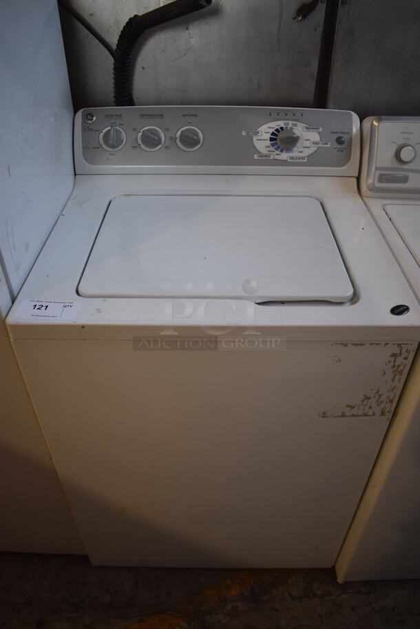 GE Metal Top Load Washer. 115 Volts, 1 Phase. 27x26x43