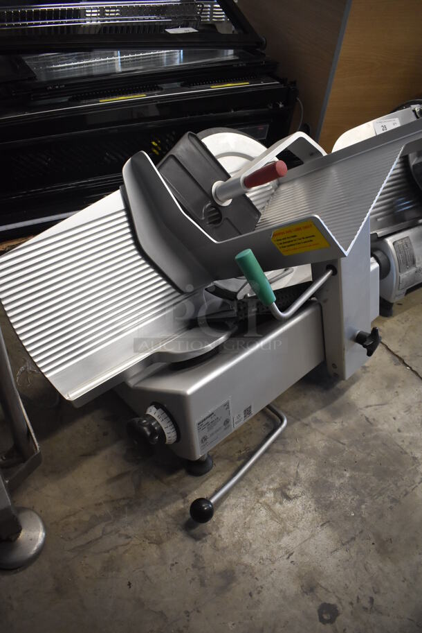 2016 Bizerba GSP H Stainless Steel Commercial Countertop Meat Slicer. 120 Volts, 1 Phase. 28x23x23. Tested and Does Not Power On - Image 4 of 6