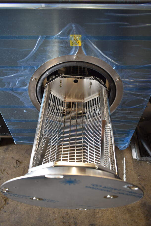 BRAND NEW SCRATCH AND DENT! 2022 Lightfry LF12U-4 Stainless Steel Commercial Electric Powered Air Fryer. Stock Picture Used as Gallery. 220 Volts, 3 Phase.  - Image 6 of 9