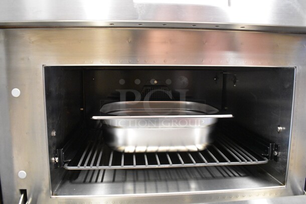 BRAND NEW SCRATCH AND DENT! 2024 Merrychef eikon e5 Stainless Steel Commercial Countertop Electric Rapid Cook Oven. 208/240 Volts, 1 Phase.  - Image 5 of 10