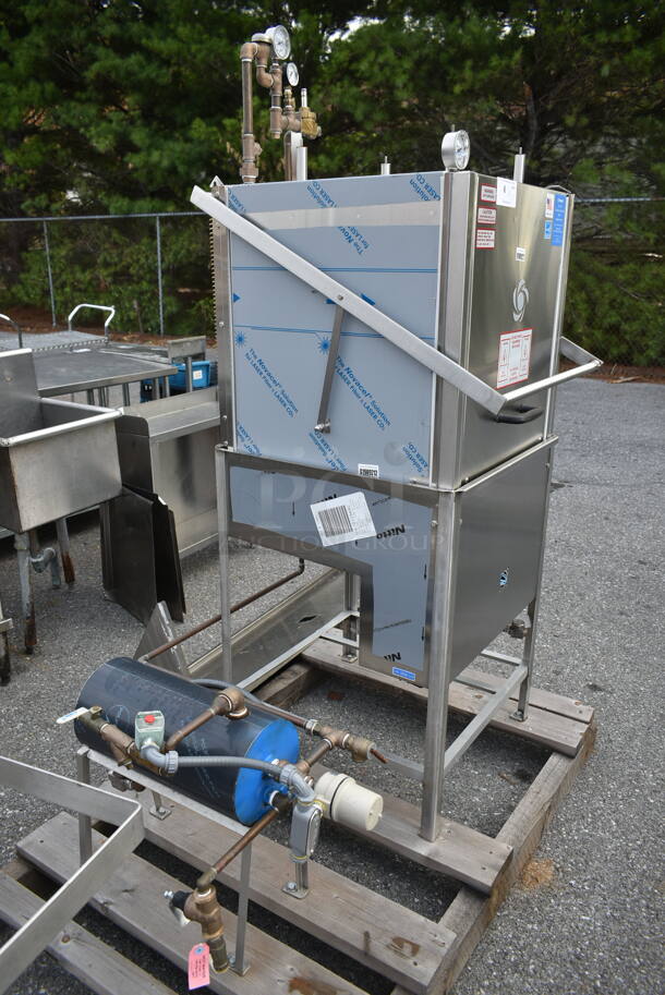 BRAND NEW! Insinger 50-20N2 ENERGY STAR Stainless Steel Commercial Straight Pass Through Dishwasher w/ Tank. 440 Volts, 3 Phase.  - Image 3 of 12