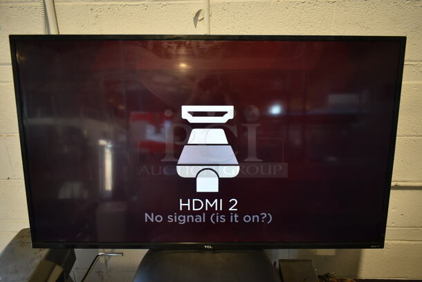 TCL 49S325 49" LED Television. 120 Volts, 1 Phase. Buyer Must Pick Up - We Will Not Ship This Item. Tested and Working! - Image 1 of 7