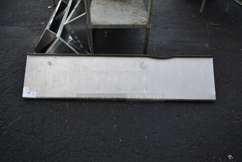 Stainless Steel Commercial Wall Mount Shelf.