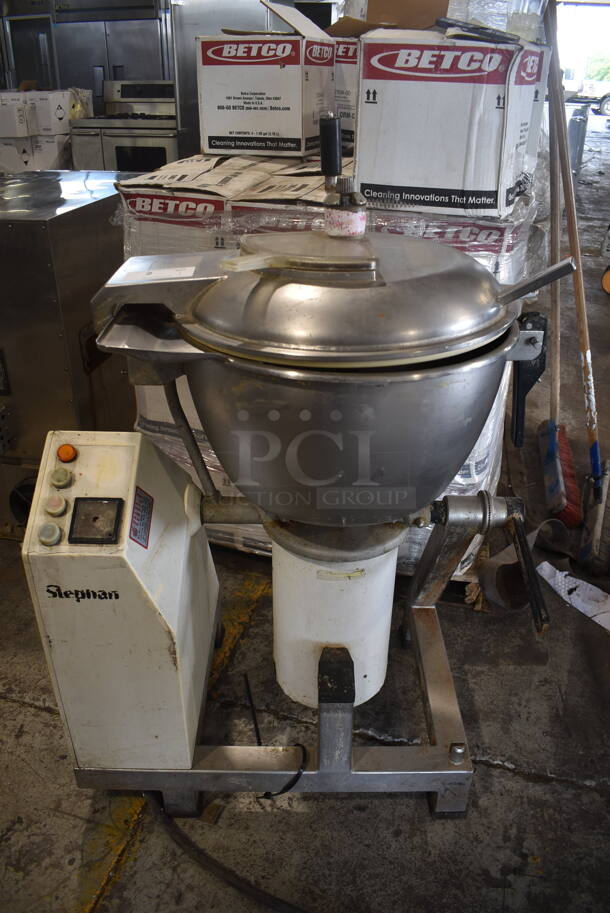 Stephan VCM44A/1 Metal Commercial Floor Style Vertical Cutter Mixer. 208 Volts, 3 Phase.