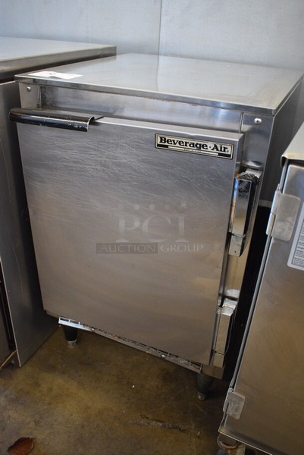 Beverage Air Model UCR20 Stainless Steel Commercial Single Door Undercounter Cooler. 115 Volts, 1 Phase. 20x23x31. Tested and Working! - Image 2 of 5