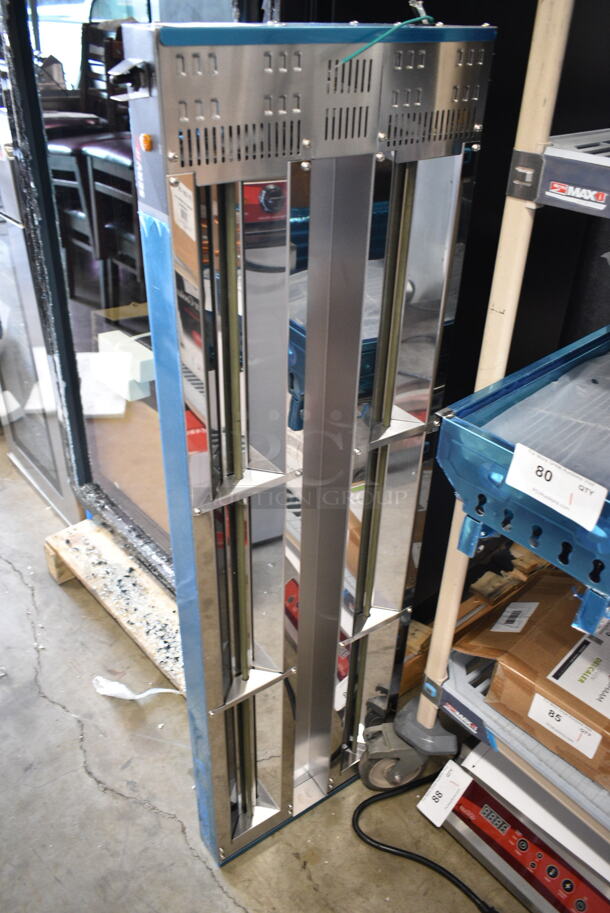 BRAND NEW SCRATCH AND DENT! ServIt 423SWTD48 48" High Wattage Double Strip Warmer with On/Off Toggle Controls and 3" Spacer. 120 Volts, 1 Phase.  - Image 3 of 6